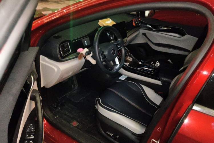 BYD Qin PLUS 2021 — салон, сиденья, 78 700 км, Guazi l673q95hf5, фото 7