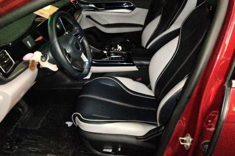 BYD Qin PLUS 2021 — салон, сиденья, 78 700 км, Guazi l673q95hf5, фото 8