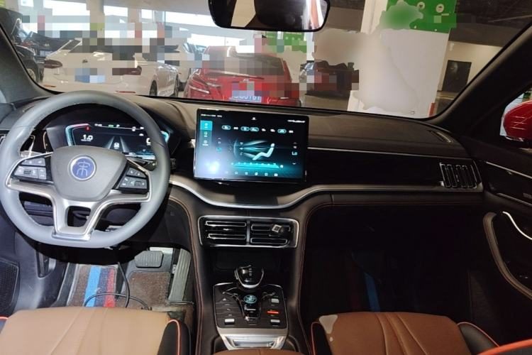 BYD Song PLUS 2020 — салон, центральная консоль, 60 000 км, Guazi dy7bd78pn4, фото 6