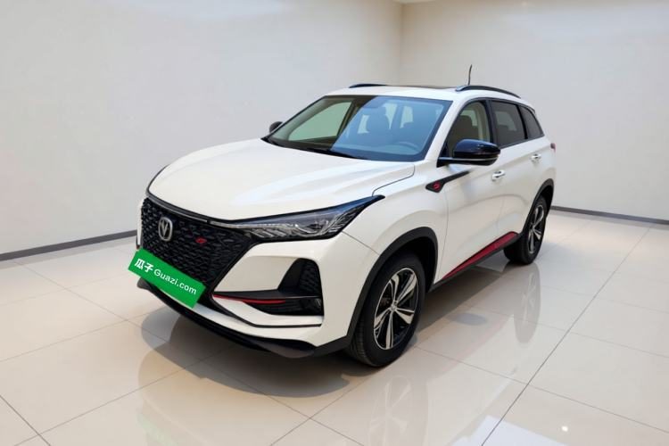 Changan CS75 PLUS 2020 — вид спереди слева, 93 800 км, Guazi r75drvq6fj, фото 2