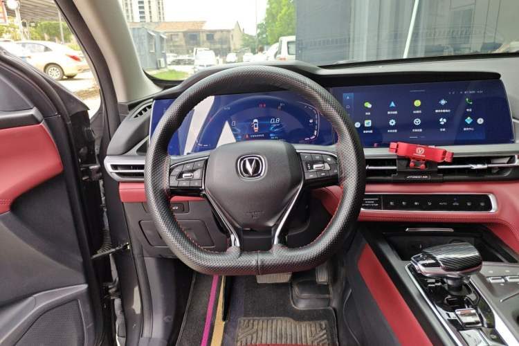 Changan CS75 PLUS 2021 — салон, рулевое колесо, 64 600 км, Guazi d7memsr5c5, фото 6