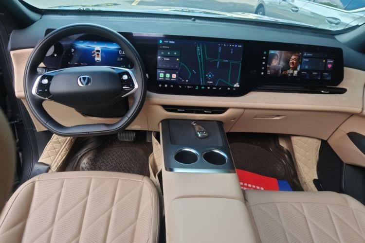 Changan CS75 PLUS 2025 — салон, центральная консоль, 6 100 км, Guazi hwuty28w7v, фото 5