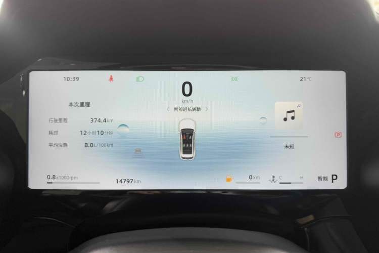 Geely Auto Monjaro L 2024 — показания одометра, 14 800 км, Guazi sn6q9fg26e, фото 7