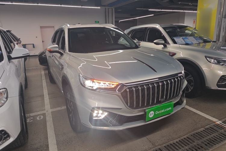 Hongqi HS5 2022 — вид спереди справа, 11 000 км, Guazi 6twmmwn4gw, фото 3