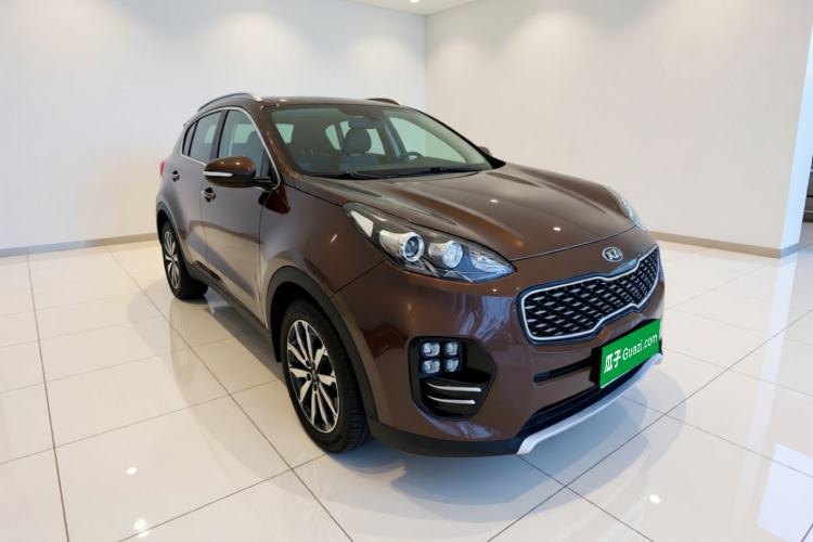 Kia KX5 2016 — вид спереди справа, 69 400 км, Guazi mgzb6r22vn, фото 3